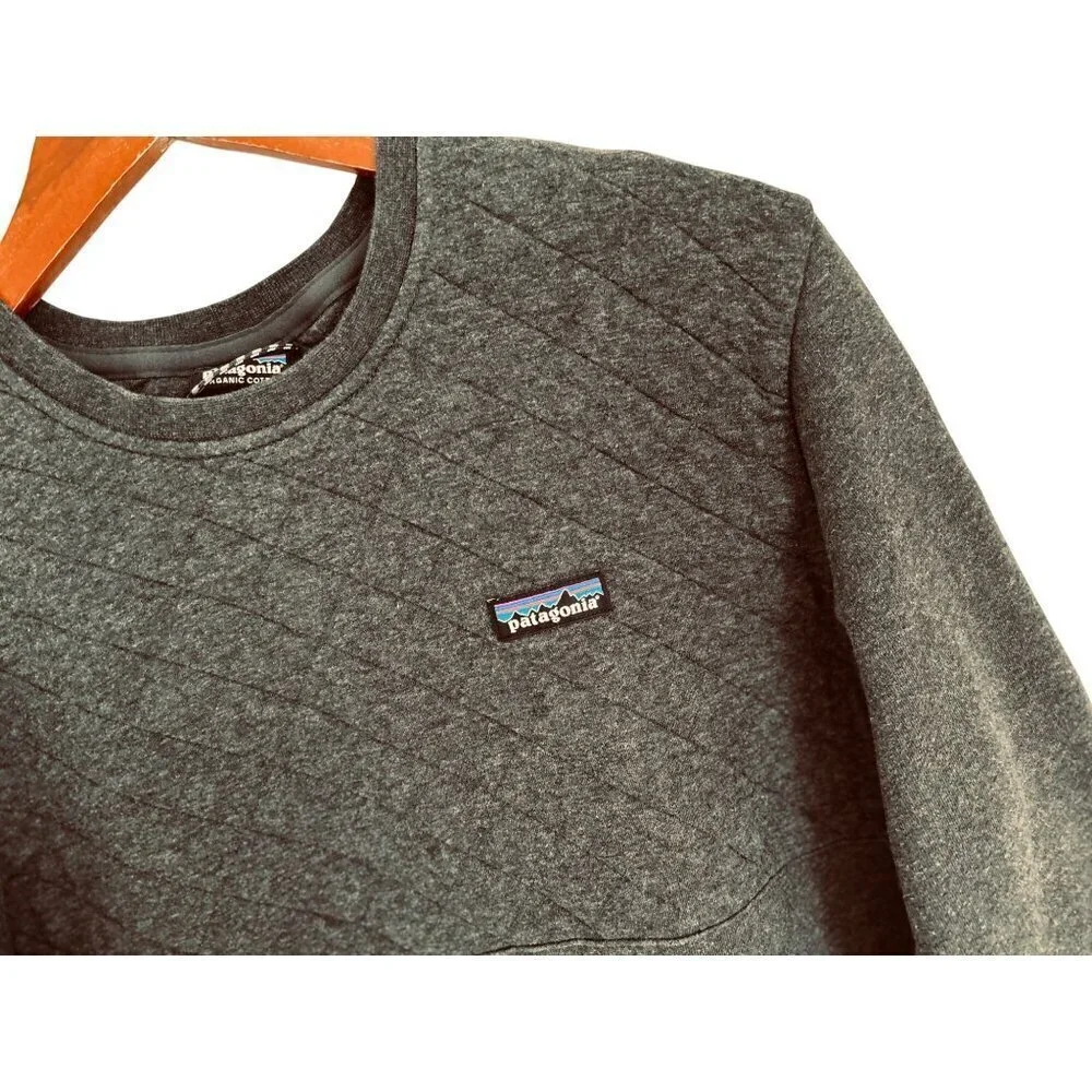 Patagonia Worn Wear Men's Organic Cotton Quilt Crewneck Sweatshirt